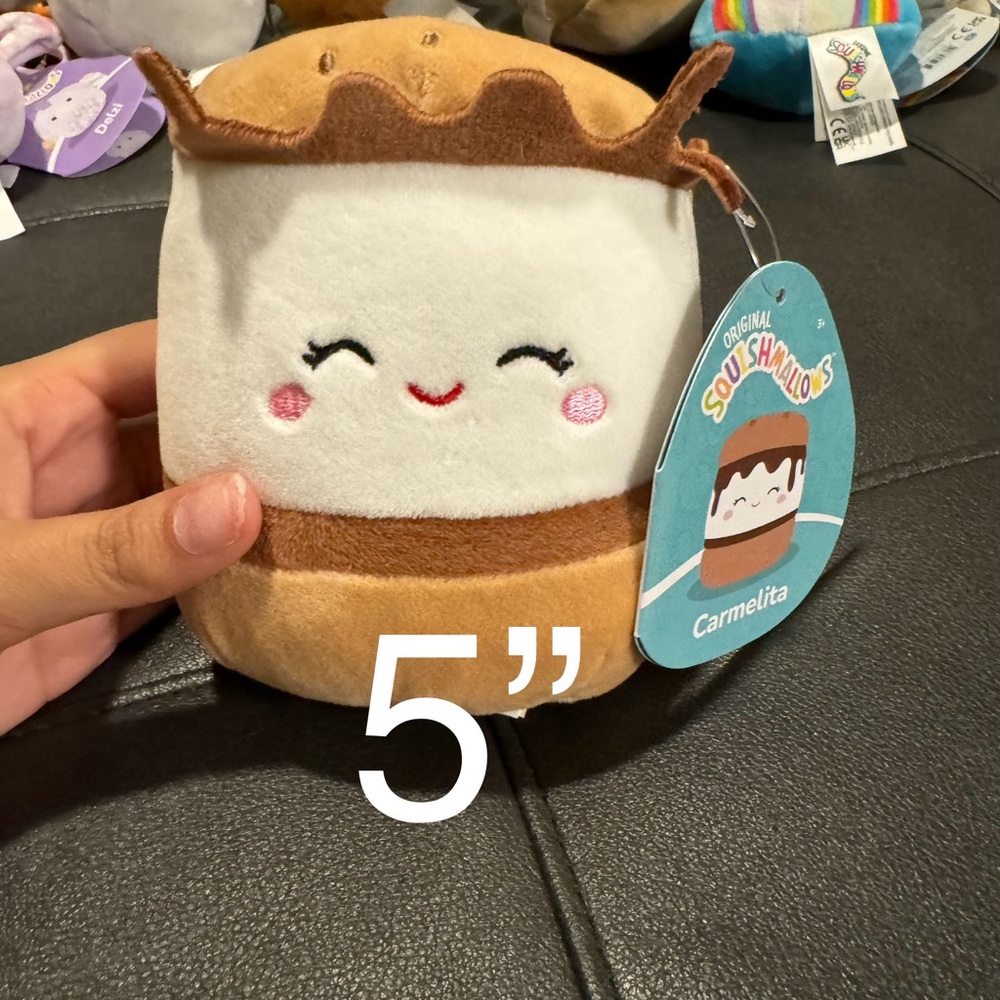 Squishmallows Carmelita 5” Brown and White Stuffed S’more